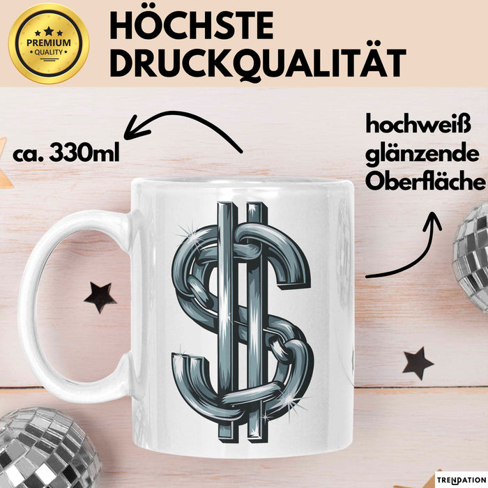 Affiliate Marketer Tasse Geschenkidee für digitale Hustler Weiß Trendation