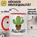 Kaktus Tasse Geschenk Kuscheln Sarkasmus Humor Geschenkidee Kaffee-Becher Kaktus-Liebhaber Rot Trendation