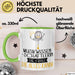 Musikwissenschaftlerin Geschenk Tasse Becher Die Frau Die Allen Kann Geschenkidee für eine Musikwissenschaftlerin Lustig Grün Trendation
