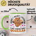 Quokka Tasse Geschenkidee Tier Liebhaberin Becher Grün Trendation