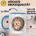 Igel Liebhaber Tasse Geschenkidee für Tierfreunde Blau Trendation