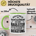 Bauleiter Tasse Geschenk Natürlich Führe Ich Selbstgespräche Baustellen-Leiter Grün Trendation