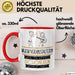 Musikveranstalterin Weil Es Keinen Schöneren Beruf Gibt Tasse Geschenk für Eine Musikveranstalterin Lustig Rot Trendation