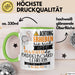 Paddelboard-Lehrerin Tasse Geschenk Lustiger Spruch Bitte Erheben Sie Sich Seine Majestät Die Paddelboard-Lehrerin Betritt Den Raum Grün Trendation