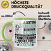 Tonstudio-Besitzer Geschenk Tasse Lustiger Spruch Erheben Sie Sich Der Tonstudio-Besitzer Betritt den Raum Grün Trendation