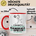 Handballspieler Geschenk Tasse So Gut Kann Nur Ein Handballspieler Aussehen Geschenkidee Kaffee-Becher Rot Trendation