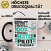 Pilot Geschenk Lustiger Spruch für Pilot Geschenkidee Bester Pilot Der Welt Schwarz Trendation