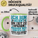 Dozent Vorlesung Tasse Geschenk Lustige Geschenkidee Spruch Ich Bin Dozent Grün Trendation