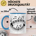 Pianist Tasse Geschenkidee für Fans klassischer Tastenklänge Blau Trendation