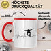 Skateboarder Geschenk Tasse Herzschlag Geschenkidee Jungs Skater Rot Trendation