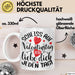 Valentinstag Tasse Geschenk für Ihn Sie Männer Für Paare Freundin Geschenkidee Kaffee-Becher Liebe Ich Liebe dich Jeden Tag Weiß Trendation
