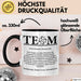 Bürokollege Tasse Geschenkidee Team Definition Kollege Trendation