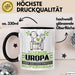 Uropa Geschenk Tasse Ich Bin Uropa Aber Sag Doch Einfach Superheld Lustige Geschenkdiee für Uropa Kaffee-Becher Schwarz Trendation