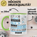 Outdoor-Bloggerin Geschenk Becher Tasse Gott Schuf Alle Menschen Gleich Nur Die Besten Durfeten Outdoor-Bloggerin Werden Geschenkidee Lustig Grün Trendation