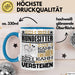 Hundesitter Geschenk Kaffee-Tasse Geschenkidee für Hundesitter Ich Bin Hundesitter Ich Kann Es Dir Erklären Jedoch Nicht Für Dich Verstehen Spruch Lustig Blau Trendation