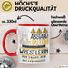 Wrestlerin Tasse Geschenk Lustig Abstand Halten Hochleistungs-Wrestlerin Mit Drang Zur Perfektion Bei Der Arbeit Rot Trendation