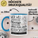 Reitsportlerin Tasse Geschenk Spruch Wer Will Schon Prinzessin Sein Wenn Man Auch Reitsportlerin Sein Kann Blau Trendation