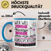 Hundesportlerin Tasse Geschenk Spruch Wer Will Schon Prinzessin Sein Wenn Man Auch Hundesportlerin Sein Kann Blau Trendation