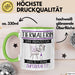 Tiermalerin Und Prinzessin Tasse Geschenk Für Eine Tiermalerin Geburtstag Was Ist Deine Superkraft Grün Trendation