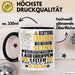 Laufgruppenleiter Geschenk Tasse Lustiger Spruch Erheben Sie Sich Der Laufgruppenleiter Betritt den Raum Schwarz Trendation