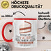 Kuchen-Liebhaber Tasse Geschenk Ich Kann Kuchen Verschwinden Lassen Was Ist Deine Superkraft Rot Trendation
