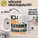 Fleischer Ausbildung Tasse Geschenk Ich Bin Fleischer In Der Ausbildung Ich Darf Das Geschenkidee Spruch Weiß Trendation
