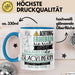 Slacklinerin Tasse Geschenk Lustiger Spruch Bitte Erheben Sie Sich Seine Majestät Die Slacklinerin Betritt Den Raum Blau Trendation
