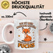 Fuchs Tierliebhaber Tasse Geschenk Lustige Geschenkidee Spruch Eigentlich Bin Ich Ein Fuchs Weiß Trendation
