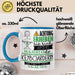 Keyboarderin Tasse Geschenk Lustiger Spruch Bitte Erheben Sie Sich Seine Majestät Die Keyboarderin Betritt Den Raum Blau Trendation