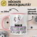 Geschenk für Kletterführerin Tasse Lustige Geschenkidee Geburtstag Ich Bin Kletterführerin Ich Darf Das Rosa Trendation