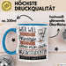 Musikstudentin Tasse Geschenk Spruch Wer Will Schon Prinzessin Sein Wenn Man Auch Musikstudentin Sein Kann Blau Trendation