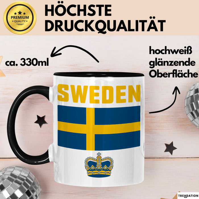 Schweden Skandinavien Schwedisch Tasse Geschenk Lustige Geschenkidee Spruch Trendation