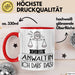 Geschenk für Anwältin Tasse Lustige Geschenkidee Geburtstag Ich Bin Anwältin Ich Darf Das Rot Trendation