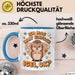Igel Tier Tasse Geschenk Lustige Geschenkidee Spruch Ich Mag Halt Einfach Igel Ok Blau Trendation