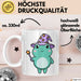 Frosch Tier Zauberer Tasse Geschenk Lustige Geschenkidee Spruch Weiß Trendation