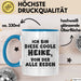 Heike Tasse Ich Bin Diese Coole Heike, Von Der Alle Reden Geschenk Blau Trendation