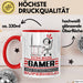 Gamer Geschenk Tasse Ich Bin Gamer Aber Sag Doch Einfach Superheld Lustige Geschenkdiee für Gamer Kaffee-Becher Rot Trendation