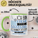 Schwimmsportlerin Tasse Geschenk Ich Bin Diese Eine Legendäre Schwimmsportlerin Von Der Alle Reden Geschenkidee Geburtstag Weihnachten Grün Trendation