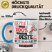 Beste Motorradfahrerin Der Welt Tasse Geschenk für Eine Motorradfahrerin Geprüft Und Sicher Geschenkidee Geburtstag Weihnachten Blau Trendation