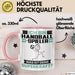 Handballspieler Tasse Geschenk für Handballspieler Geburtstag Lustiger Spruch Kaffee-Becher Was Ist Deine Superkraft Rosa Trendation