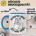 Klopapier Krise 2021 Ich War Dabei Tasse Geschenk Kaffee-Becher Lustige Geschenkidee Blau Trendation