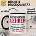 Geschichtslehrer Unterricht Tasse Geschenk Lustige Geschenkidee Spruch Geschichte Lehrer Trendation