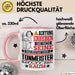 Tonmeister Geschenk Tasse Lustiger Spruch Erheben Sie Sich Der Tonmeister Betritt den Raum Rosa Trendation