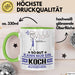 Koch Geschenk Tasse So Gut Kann Nur Ein Koch Aussehen Geschenkidee Kaffee-Becher Grün Trendation