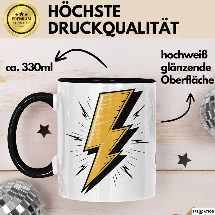 Elektriker Tasse Geschenkidee für Elektrotechniker Trendation