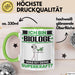 Biologe Tasse Geschenk für Biologe Geburtstag Lustiger Spruch Kaffee-Becher Was Ist Deine Superkraft Grün Trendation