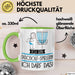 Geschenk für Discgolf-Spielerin Tasse Lustige Geschenkidee Geburtstag Ich Bin Discgolf-Spielerin Ich Darf Das Grün Trendation