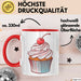 Bäcker Tasse Geschenkidee für Konditor und Dessertmacher Rot Trendation