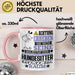 Hundesitter Geschenk Tasse Lustiger Spruch Erheben Sie Sich Der Hundesitter Betritt den Raum Rosa Trendation