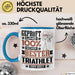 Triathlet Geschenk Lustiger Spruch für Triathlet Geschenkidee Bester Triathlet Der Welt Blau Trendation